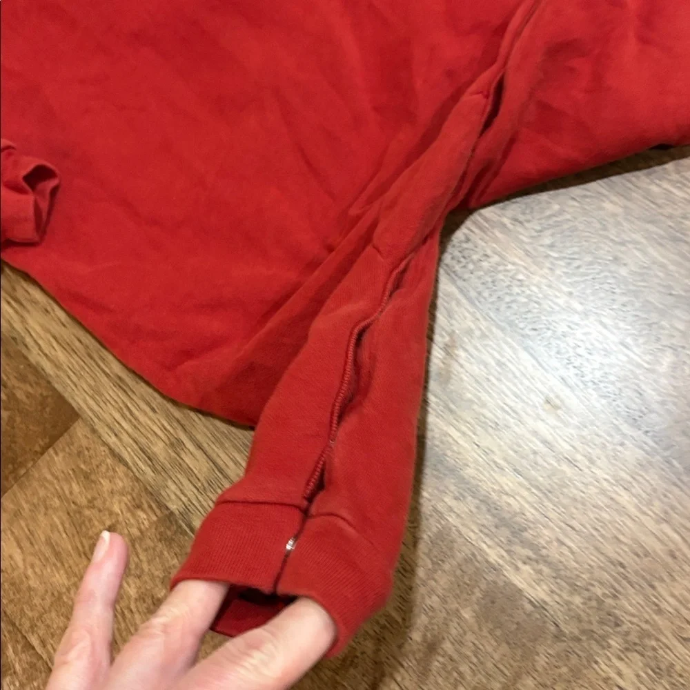 Ralph Lauren Baby Boys Hoodie. One-piece  Coverall 9 months. Warm. Red/ rust